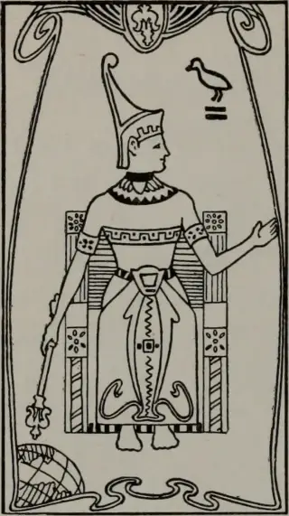 King of Scepters, The Practical Astrology Tarot