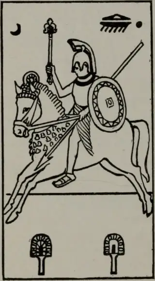 Warrior of Scepters, The Practical Astrology Tarot