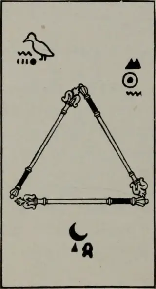 Three of Scepters, The Practical Astrology Tarot
