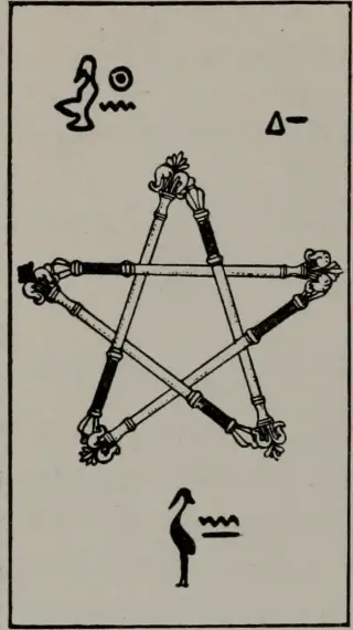 Five of Scepters, The Practical Astrology Tarot