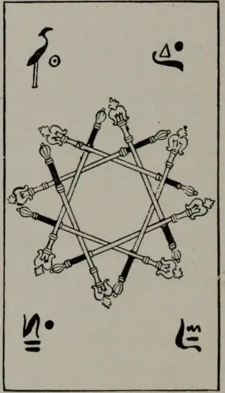 Eight of Scepters, The Practical Astrology Tarot