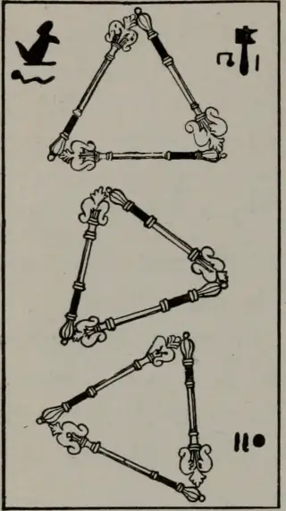 Nine of Scepters, The Practical Astrology Tarot