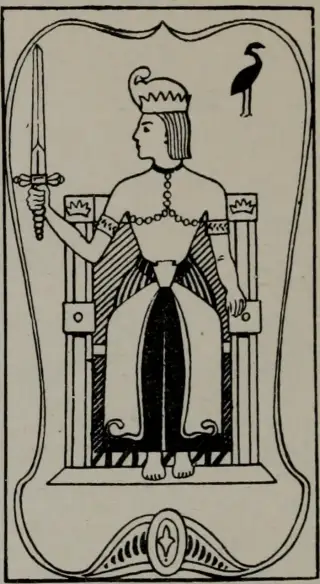 Queen of Swords, The Practical Astrology Tarot