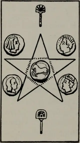 Five of Pentacles, The Practical Astrology Tarot