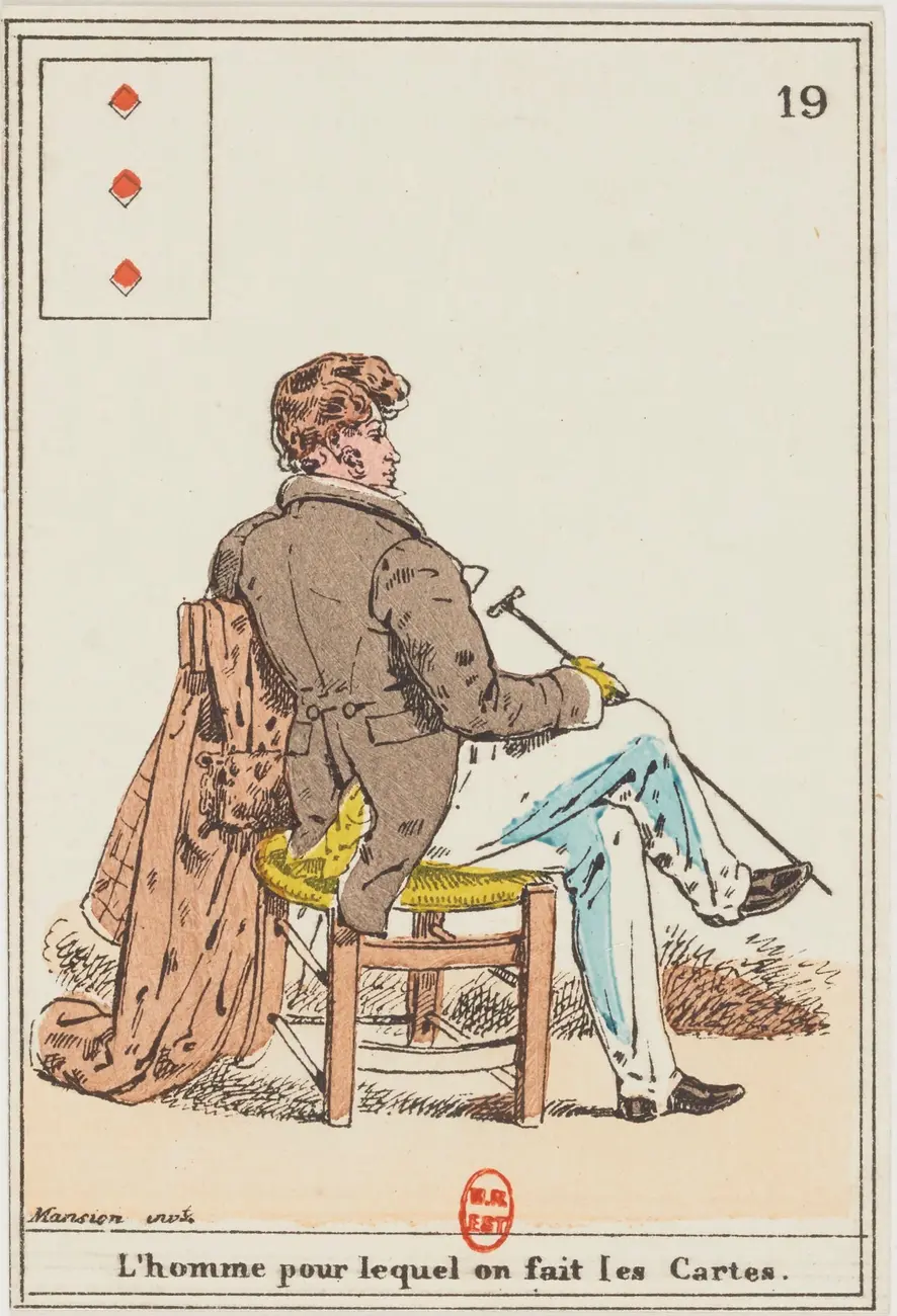 L'homme pour lequel on fait les cartes