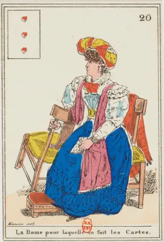 La dame pour laquelle on fait les cartes, The Sibylle des Salons