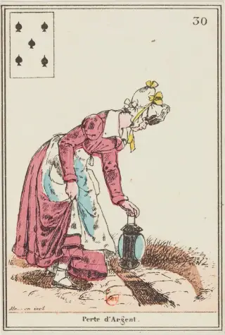 Perte d'argent, The Sibylle des Salons