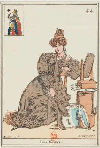 Une veuve, The Sibylle des Salons