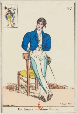 Un jeune homme brun, The Sibylle des Salons