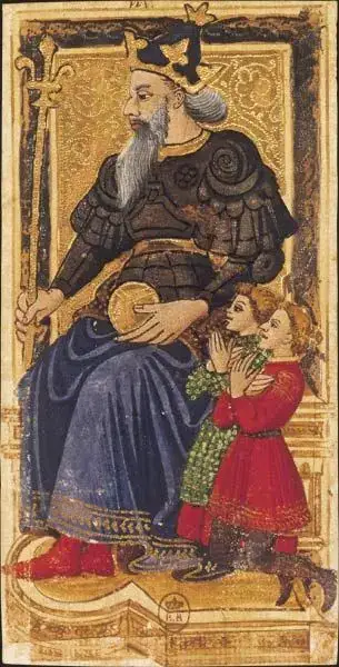 The Emperor, The Charles VI Tarot