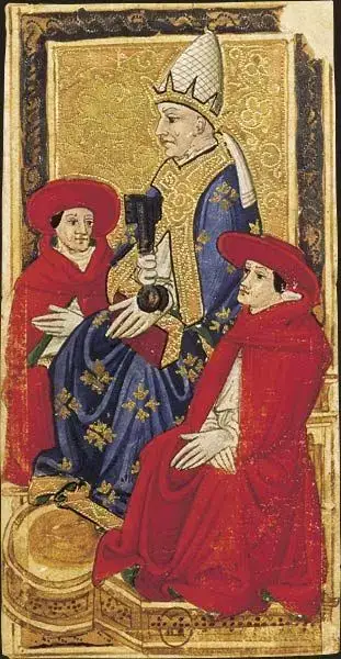 The Pope, The Charles VI Tarot