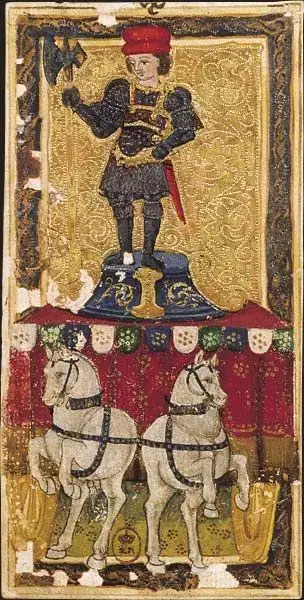The Chariot, The Charles VI Tarot