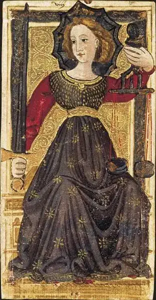 Justice, The Charles VI Tarot