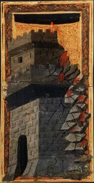 The Tower, The Charles VI Tarot