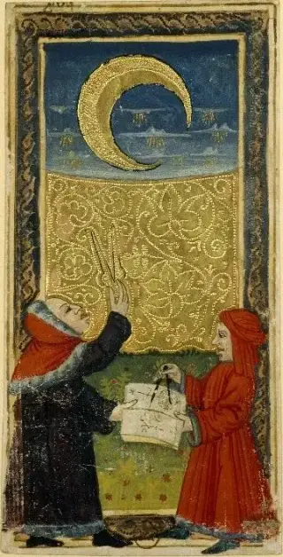 The Moon, The Charles VI Tarot
