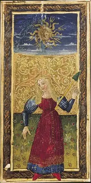 The Sun, The Charles VI Tarot