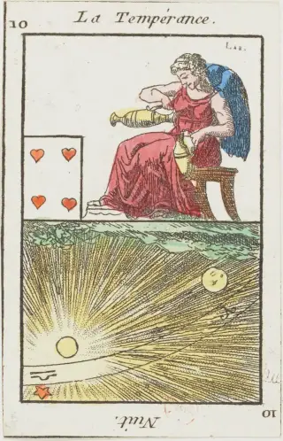 La Tempérance · Nuit, The Petit Oracle des Dames
