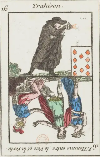 Trahison · L'Homme entre le Vice et la Vertu, The Petit Oracle des Dames