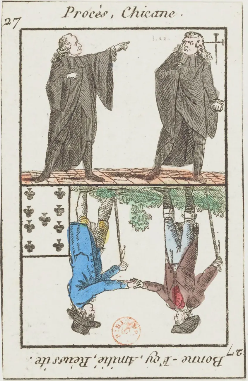 Procès, Chicane · Bonne foi, Amitié, Réussite