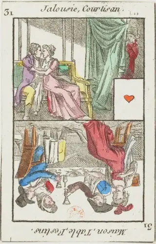 Jalousie, Courtisan · Maison, Table, Festins, The Petit Oracle des Dames