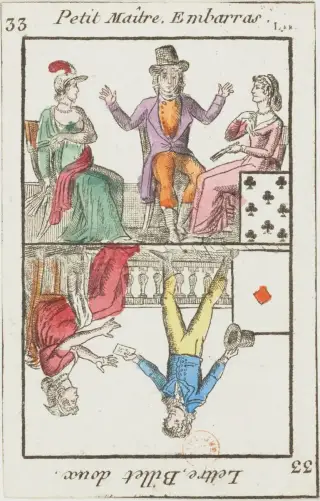 Petit Maître, Embarras · Lettre, Billet doux, The Petit Oracle des Dames