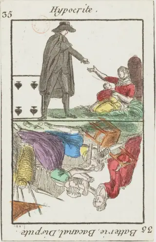 Hypocrite · Batterie, Bacanal, Dispute, The Petit Oracle des Dames