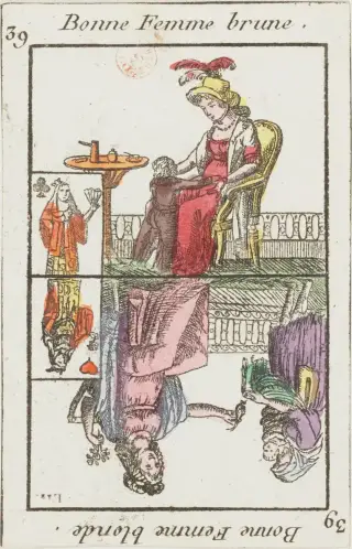 Bonne Femme brune · Bonne Femme blonde, The Petit Oracle des Dames
