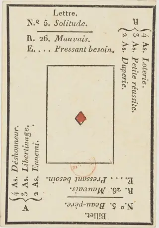 Lettre, The Petit Etteilla