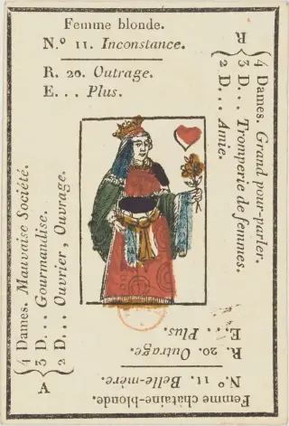 Femme blonde, The Petit Etteilla