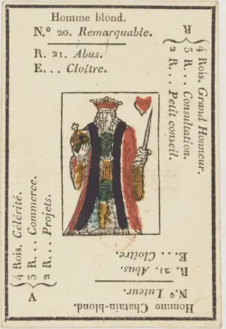 Homme blond, The Petit Etteilla