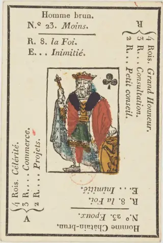 Homme brun, The Petit Etteilla