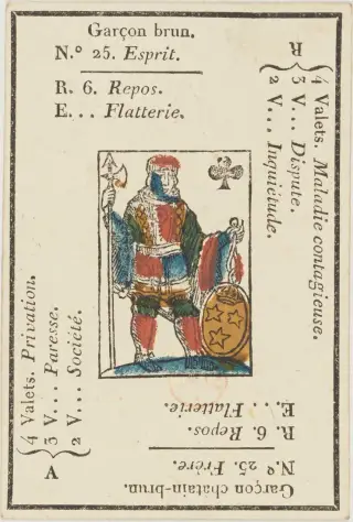 Garçon brun, The Petit Etteilla
