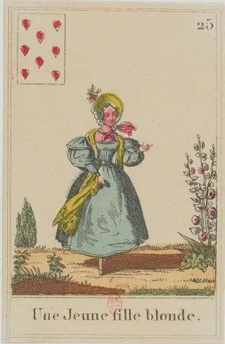 Une Jeune fille blonde, The Livre du Destin