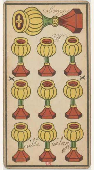 10 de Coupe, The Besançon Tarot
