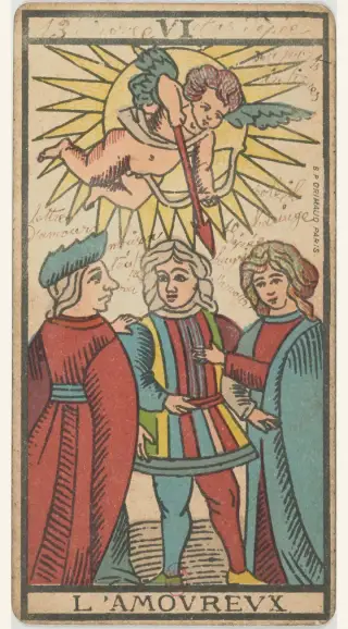 L'Amoureux, The Besançon Tarot