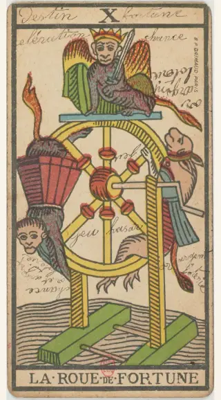 La Roue de Fortune, The Besançon Tarot