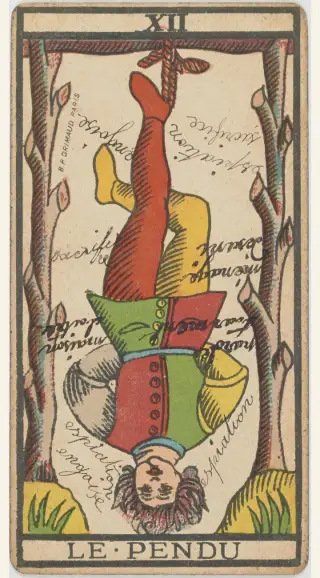 Le Pendu, The Besançon Tarot