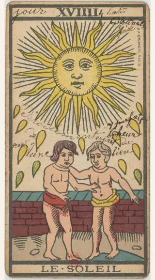 Le Soleil, The Besançon Tarot