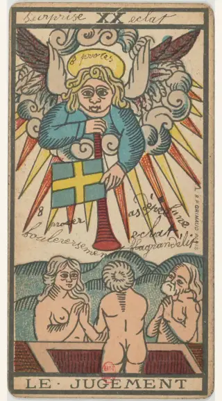 Le Jugement, The Besançon Tarot