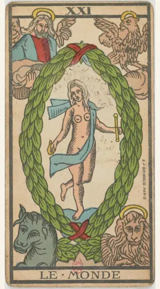 Le Monde, The Besançon Tarot