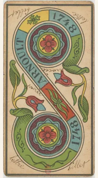 2 de Deniers, The Besançon Tarot