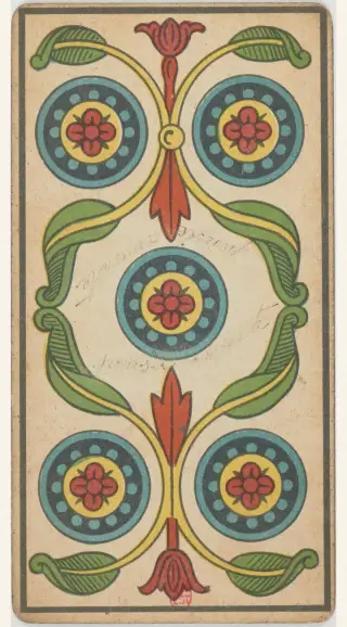 5 de Deniers, The Besançon Tarot