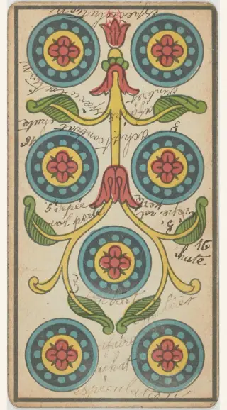 6 de Deniers, The Besançon Tarot