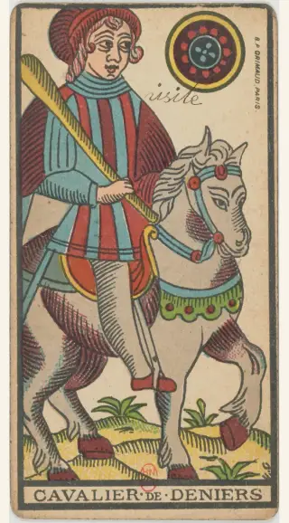 Cavalier de Deniers, The Besançon Tarot