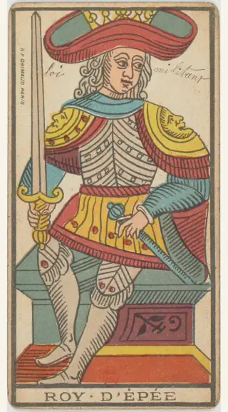 Roy d'Épée, The Besançon Tarot