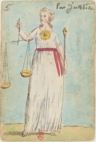 La Justice, The Cartomancie of 1788