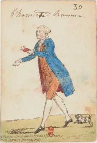 L'honnête homme, The Cartomancie of 1788