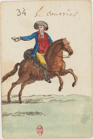 Le courrier, The Cartomancie of 1788