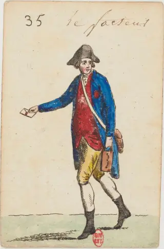 Le facteur, The Cartomancie of 1788