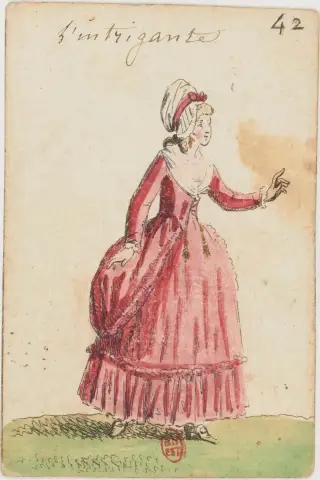 L'intrigante, The Cartomancie of 1788
